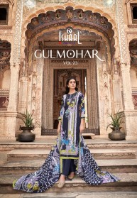 Ishaal Gulmohar Vol 23 Pure Lawn Cut Dress Materials